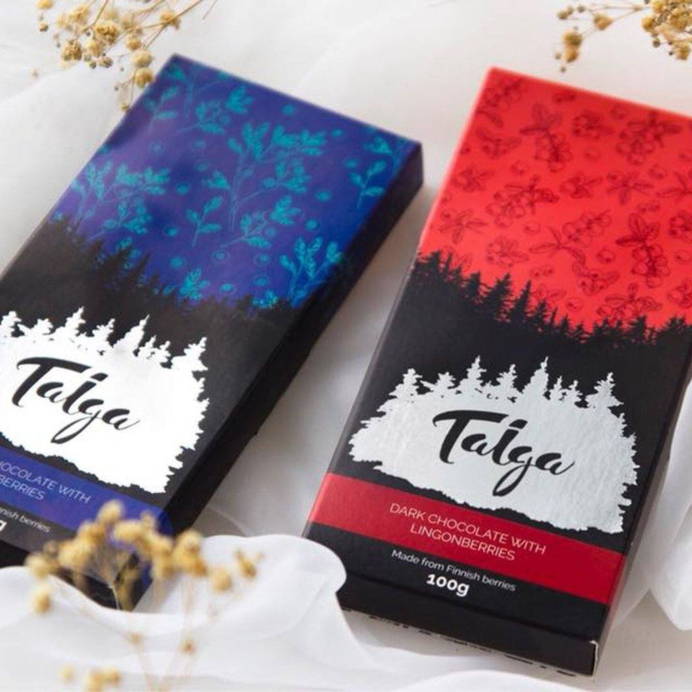 Taiga's Dark Chocolate With Lingonberries 100g Dark chocolate Taiga chocolate 