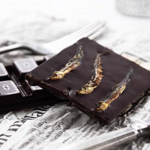 Taiga's Dark Chocolate With Smelt Fish 100g Dark chocolate Taiga chocolate 